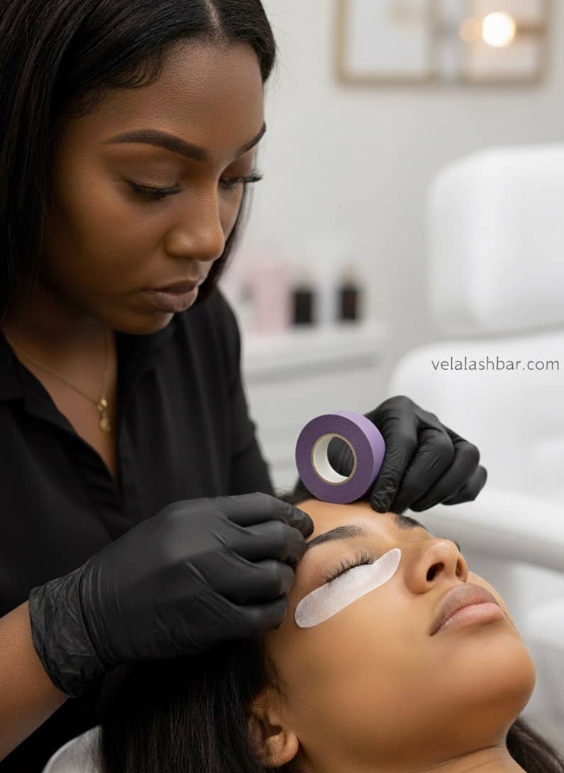 Purple Lash Tape: Essential Eyelash Accessories