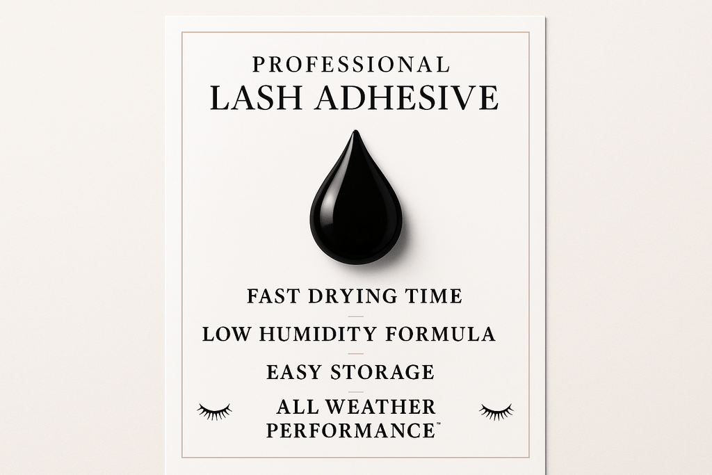 Eyelash Adhesive - Strong & Fast Dry Eyelash Extension Glue - Vela Lash Bar