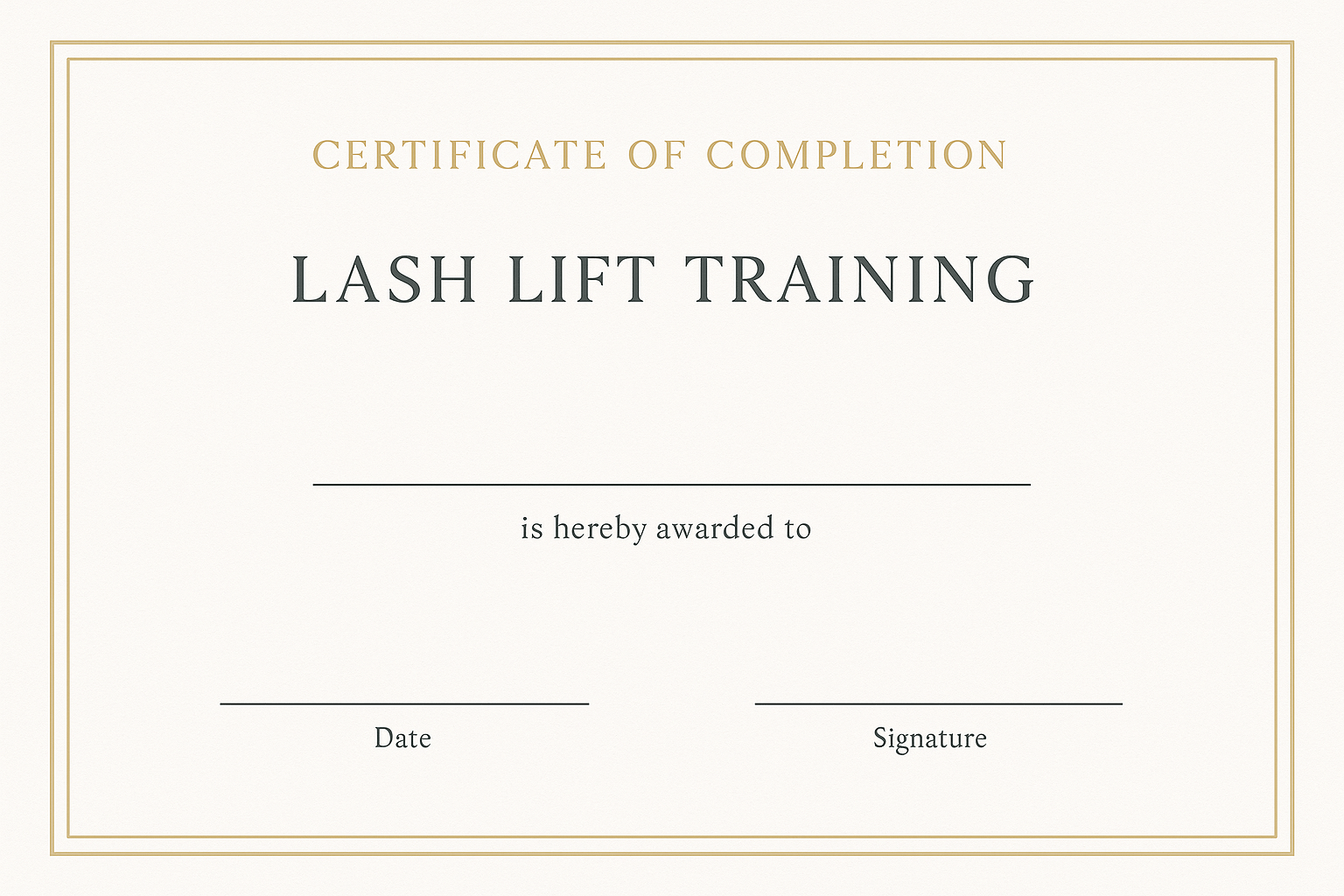 Lash Lift and Tint Certification Course - Vela Lash Bar