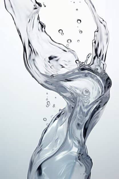 Vela Lash Bar anti-aging niacinamide serum showcasing a luxurious water-like texture in a clear bottle