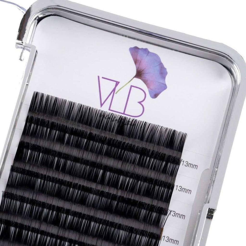 Vela Lash Bar D curl lash trays featuring ultra-soft lashes in various lengths for stunning volume lashes