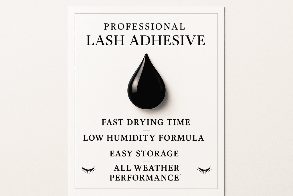 Vela Lash Bar Eyelash Extension Adhesive with fast drying time and low humidity formula